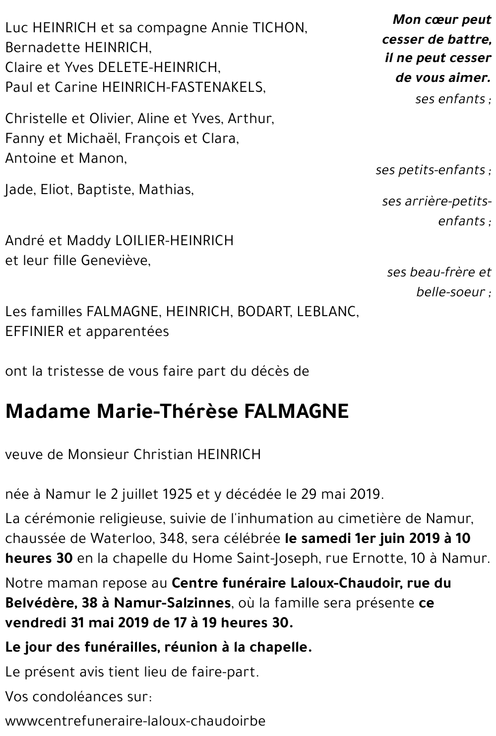 Marie-Thérèse FALMAGNE