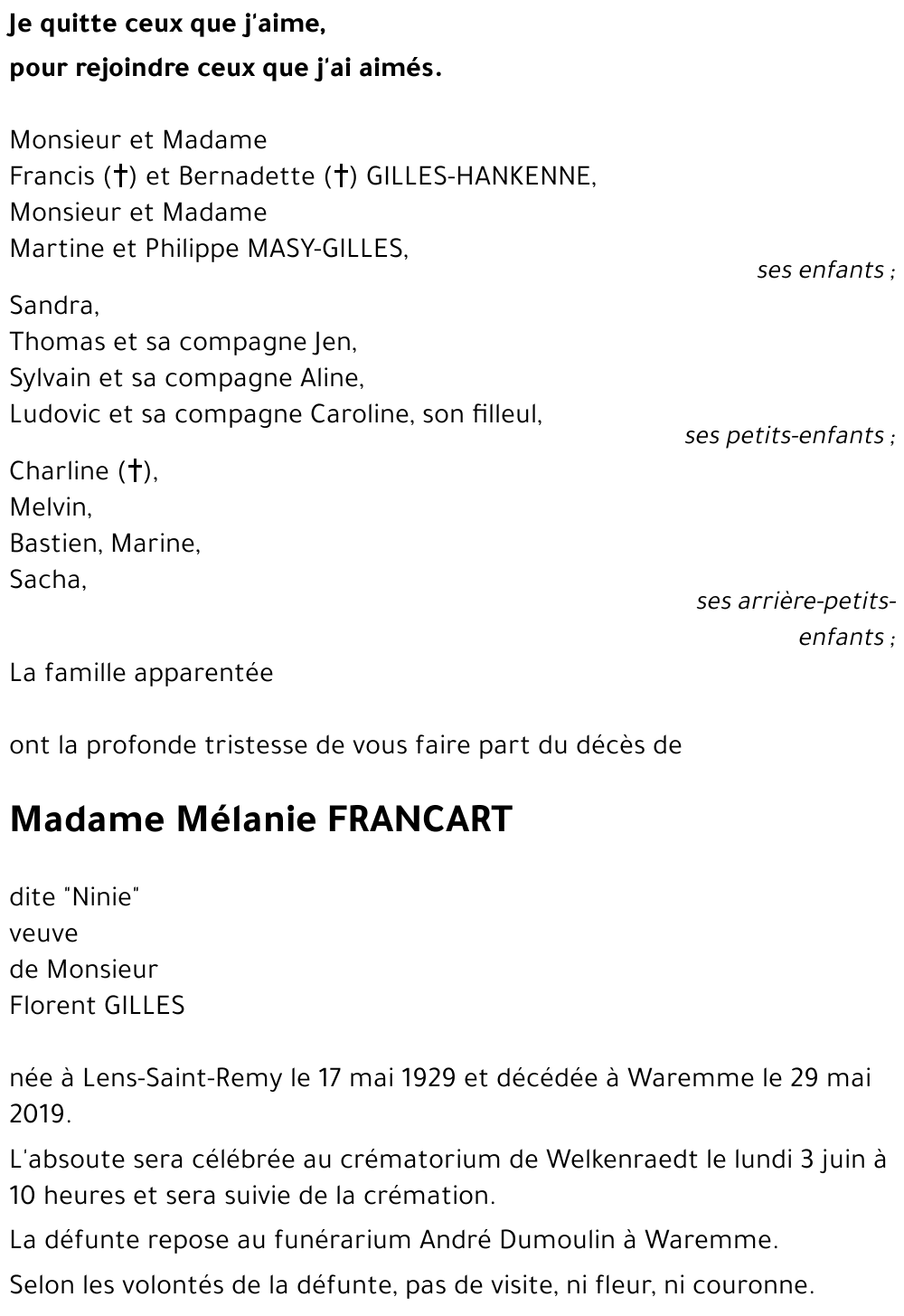 Mélanie FRANCART