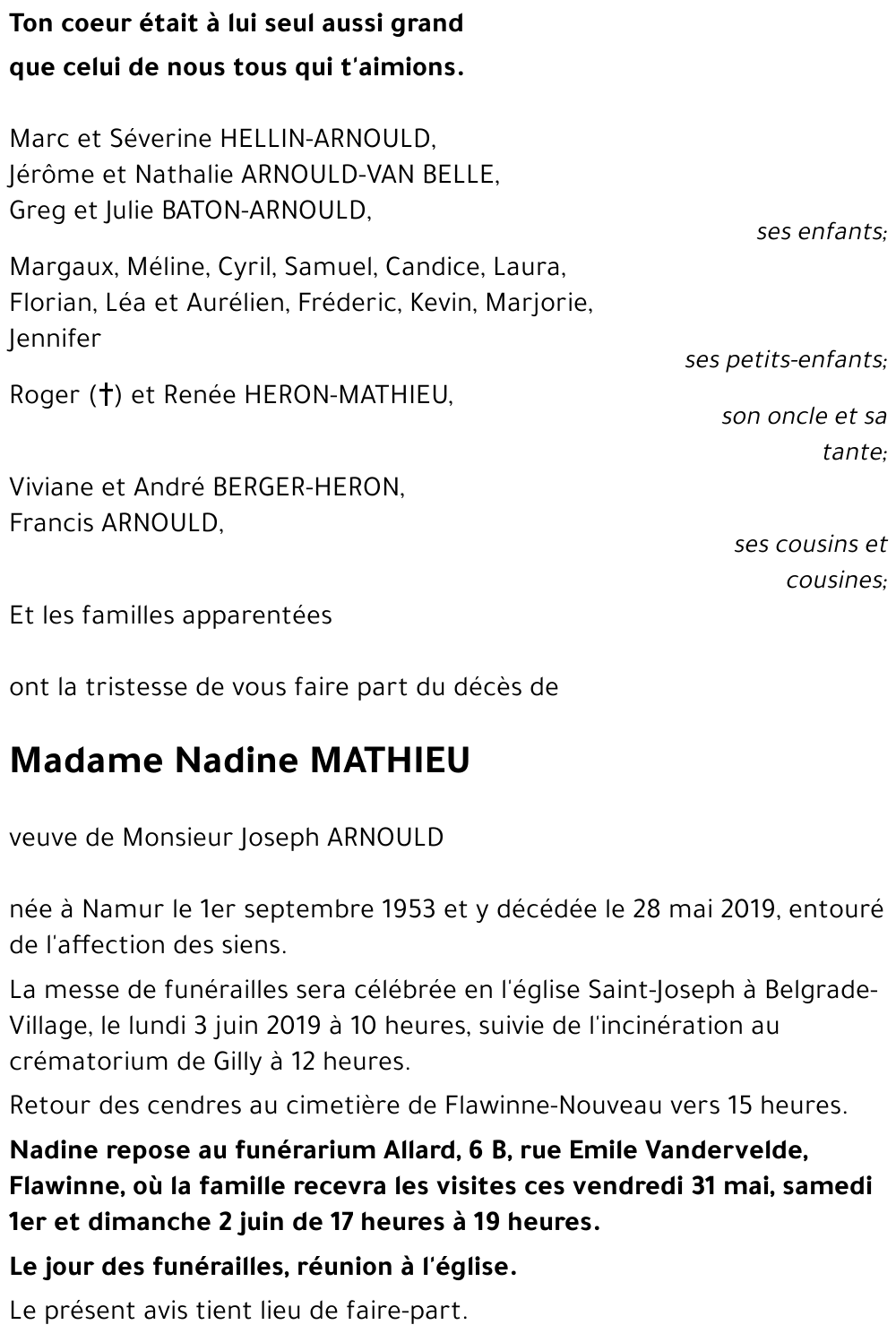 Nadine MATHIEU