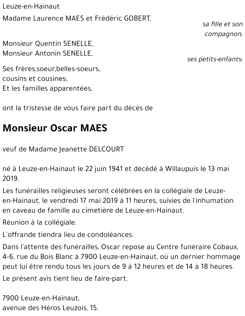 Oscar MAES