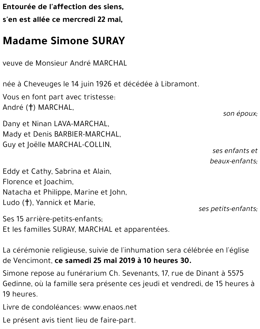 Simone SURAY