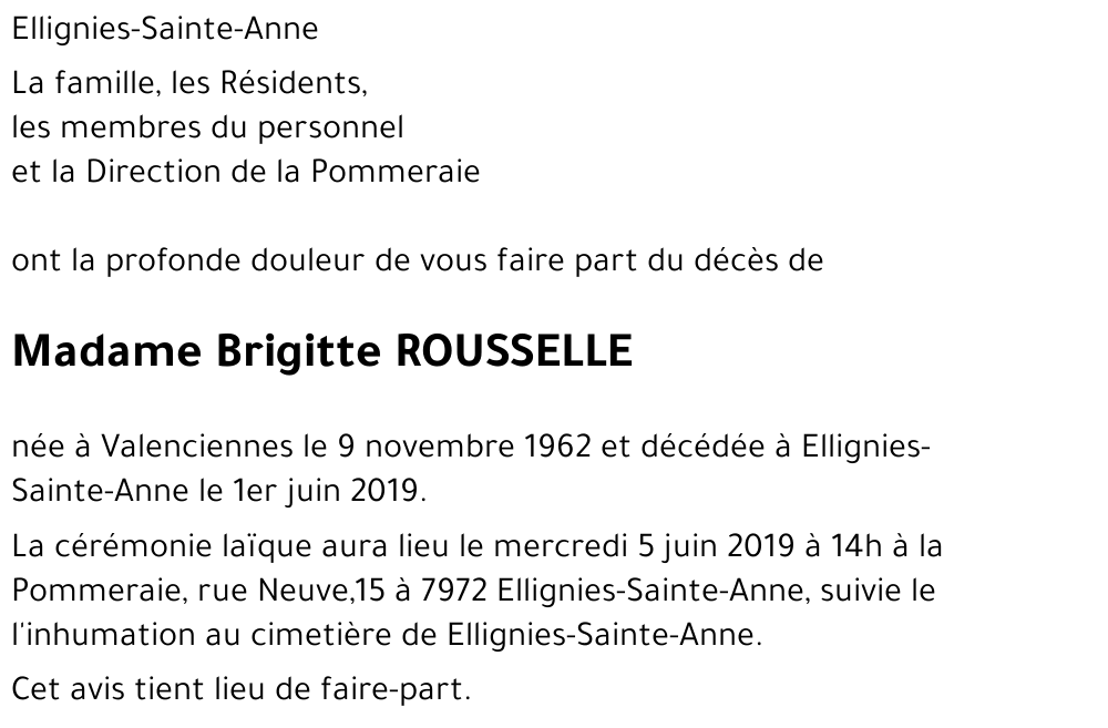 Brigitte ROUSSELLE