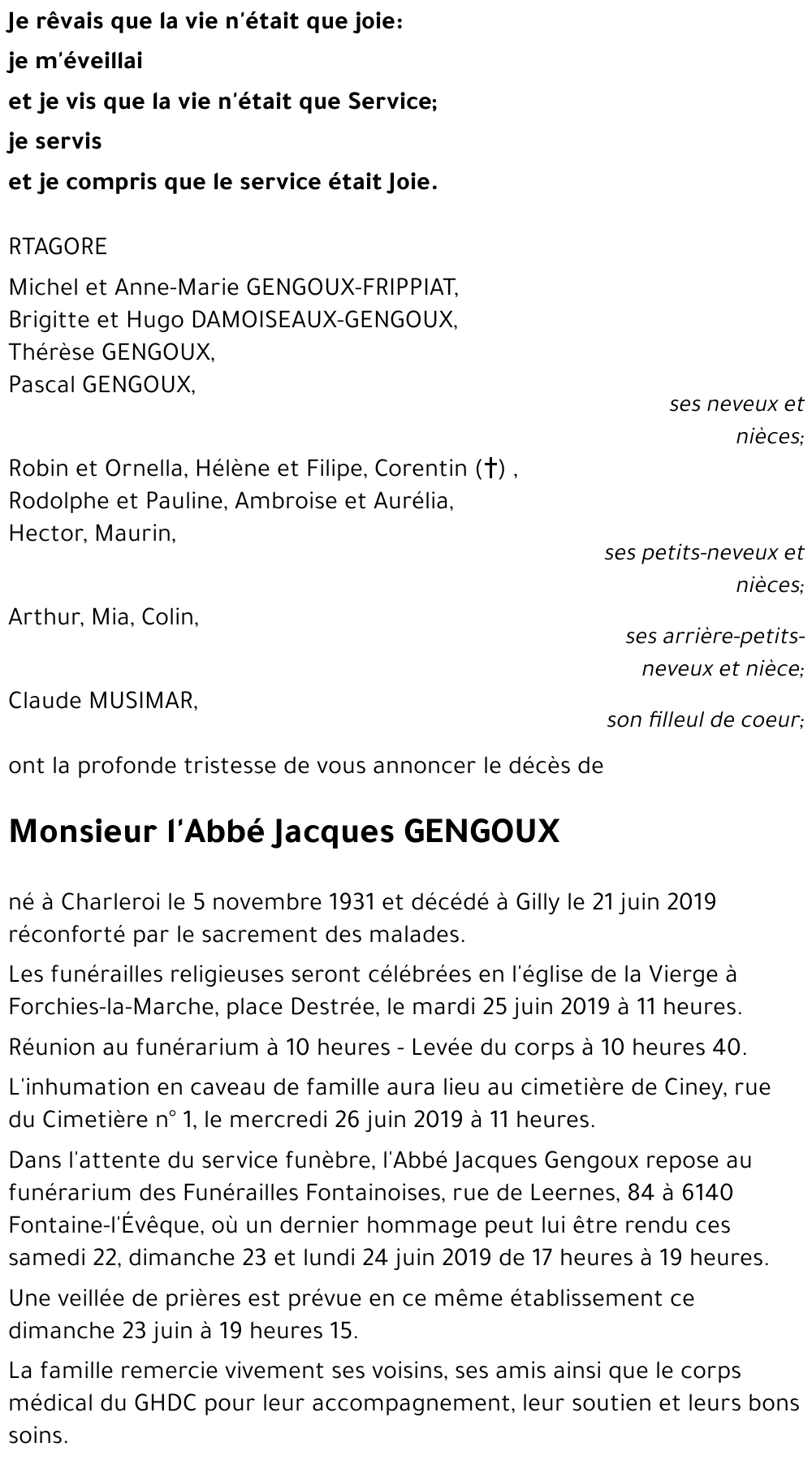 Jacques GENGOUX