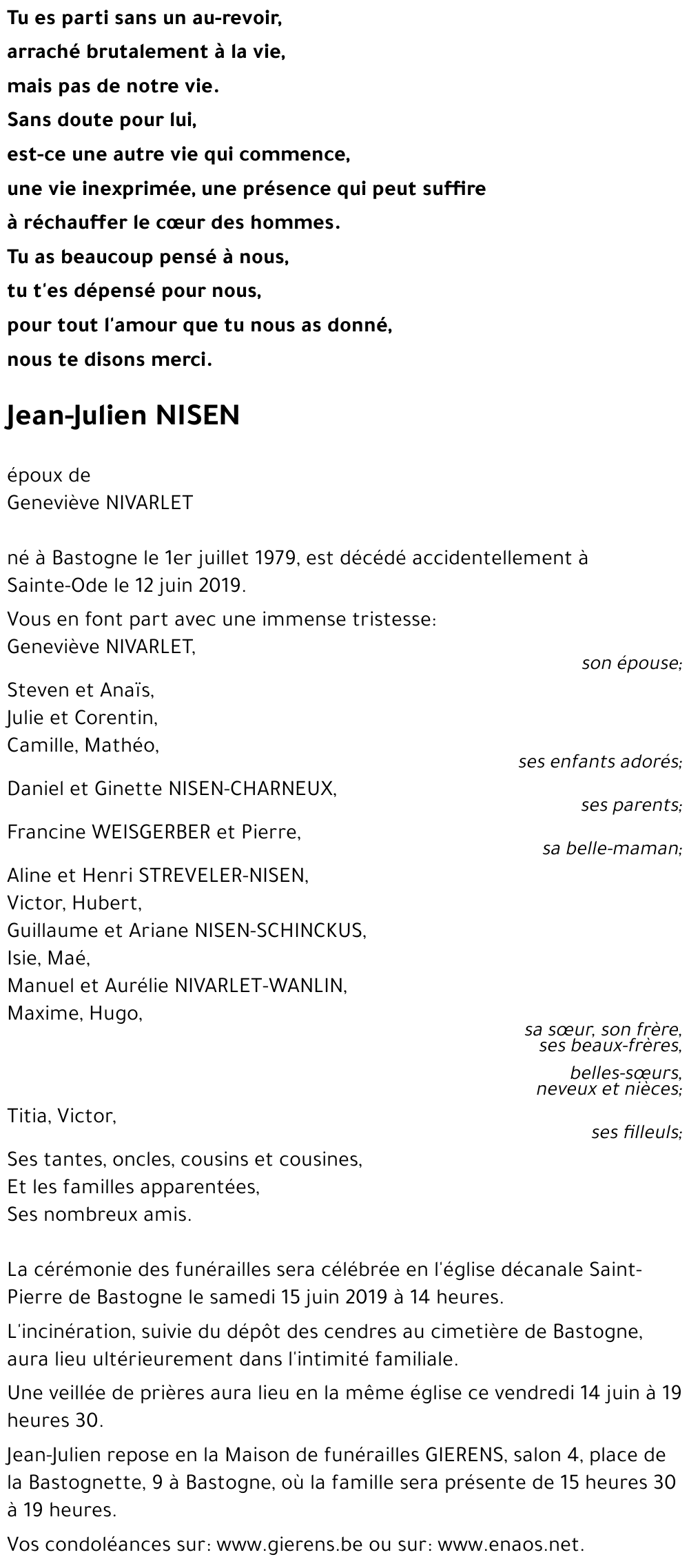 Jean-Julien NISEN