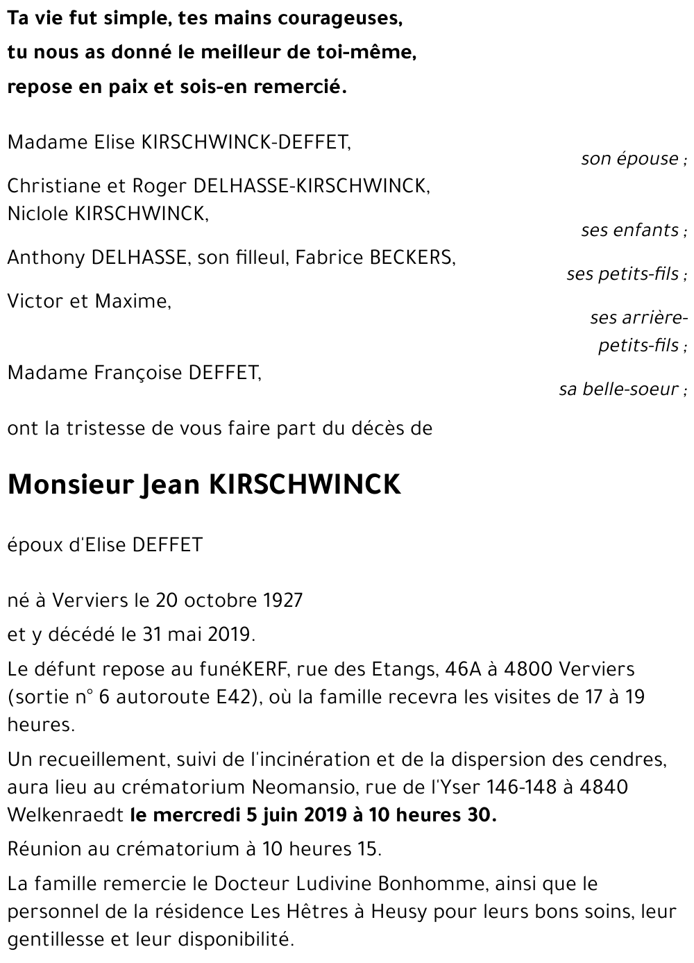 Jean KIRSCHWINCK