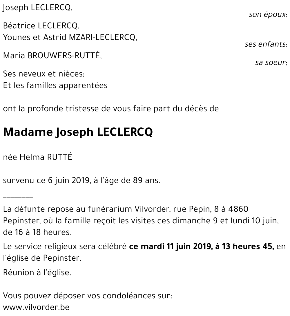 Joseph LELCERCQ