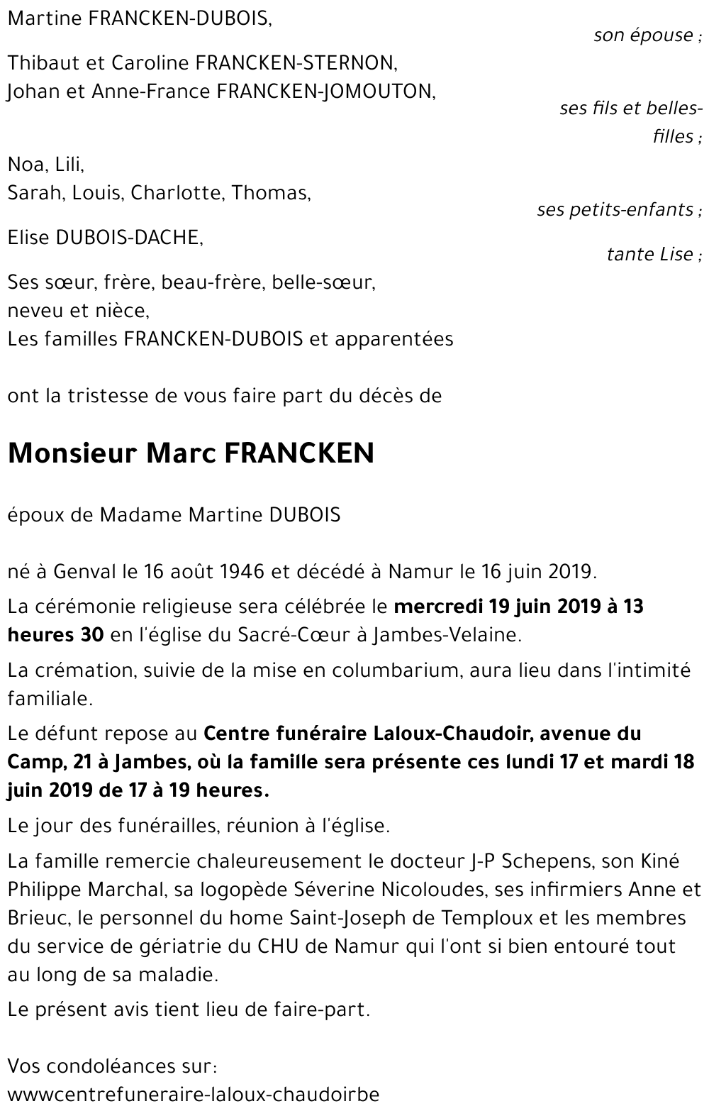 Marc FRANCKEN