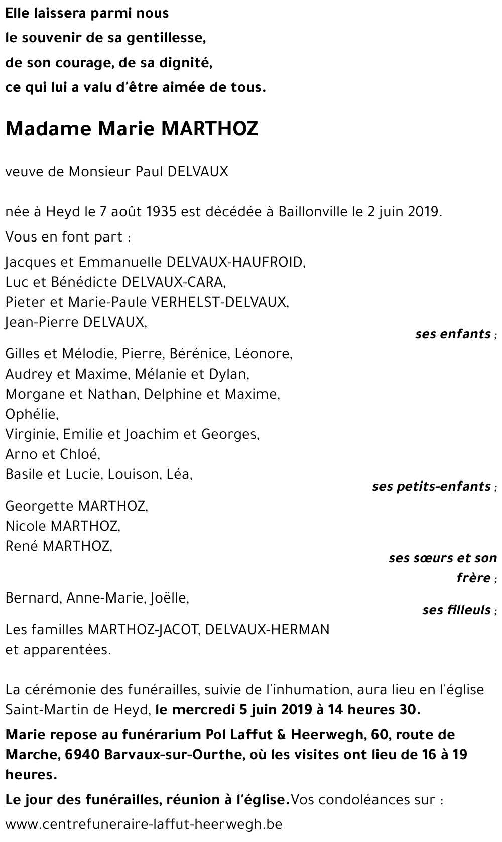 Marie MARTHOZ