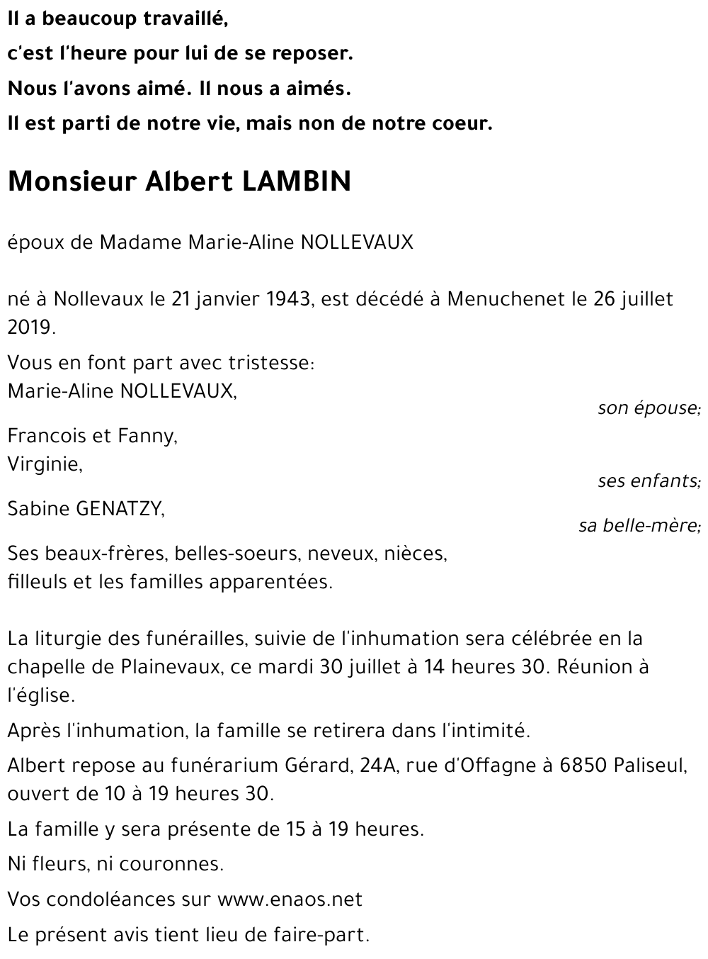 Albert LAMBIN