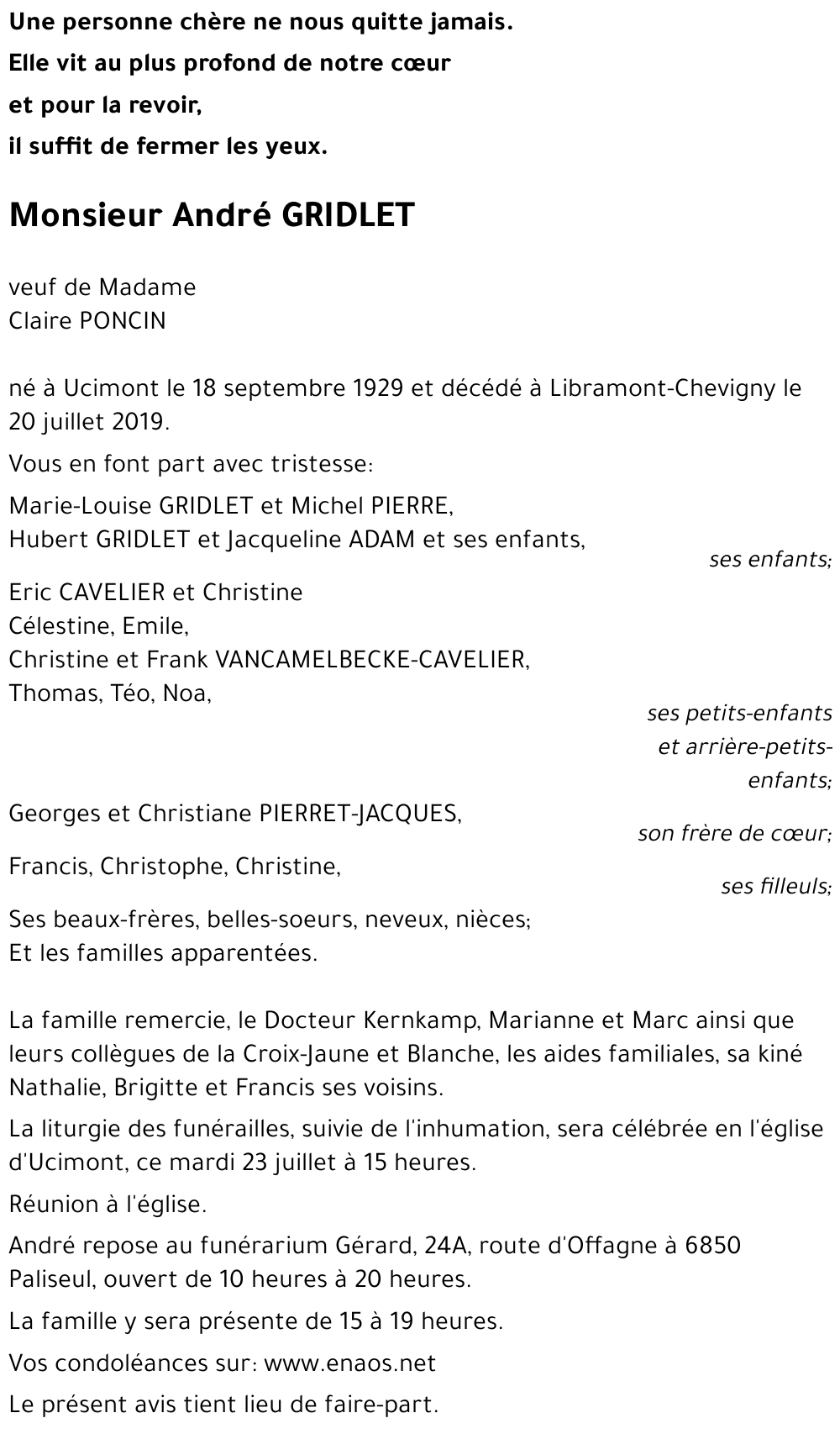 André GRIDLET