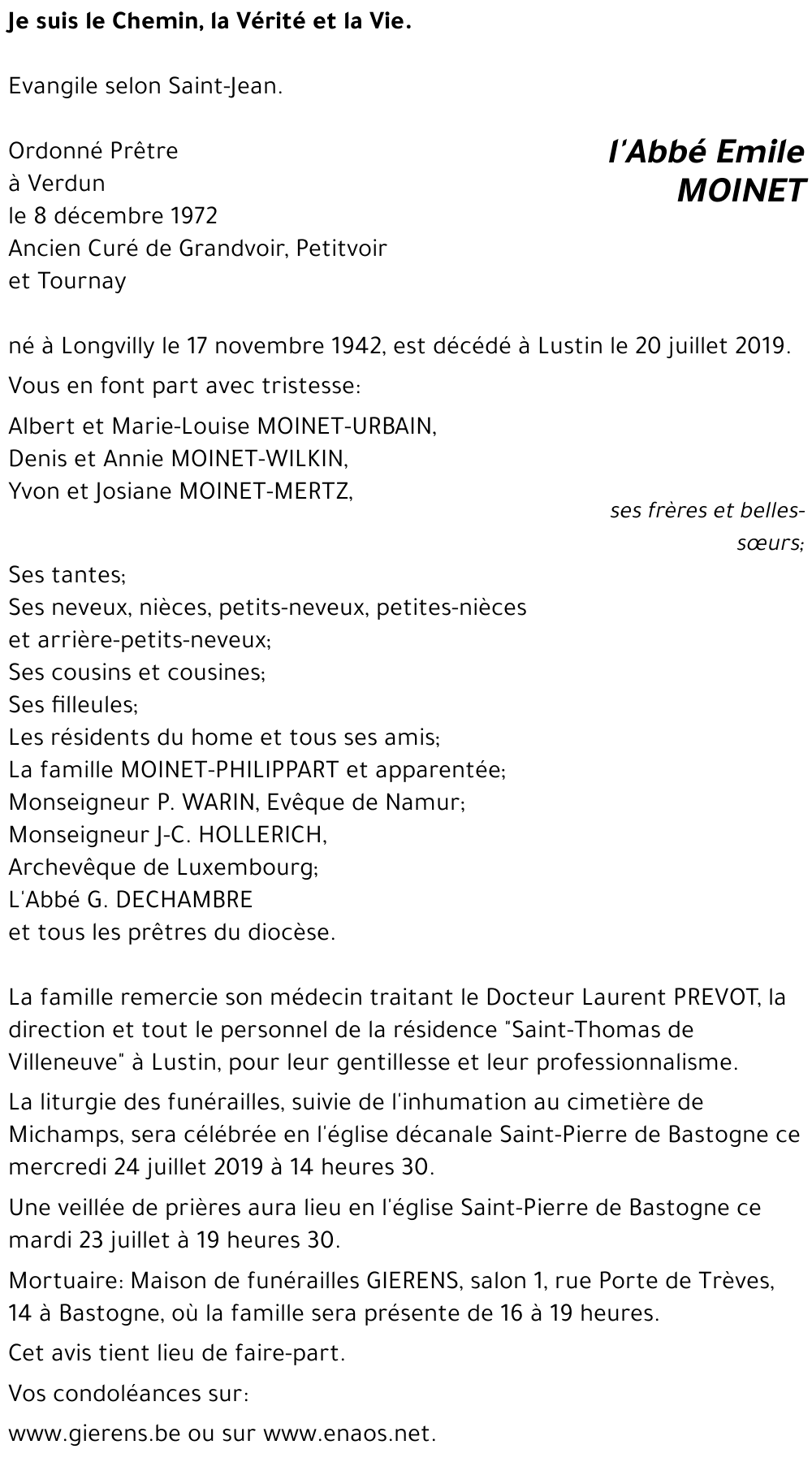 Emile MOINET