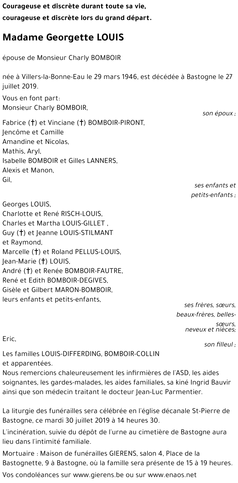 Georgette LOUIS