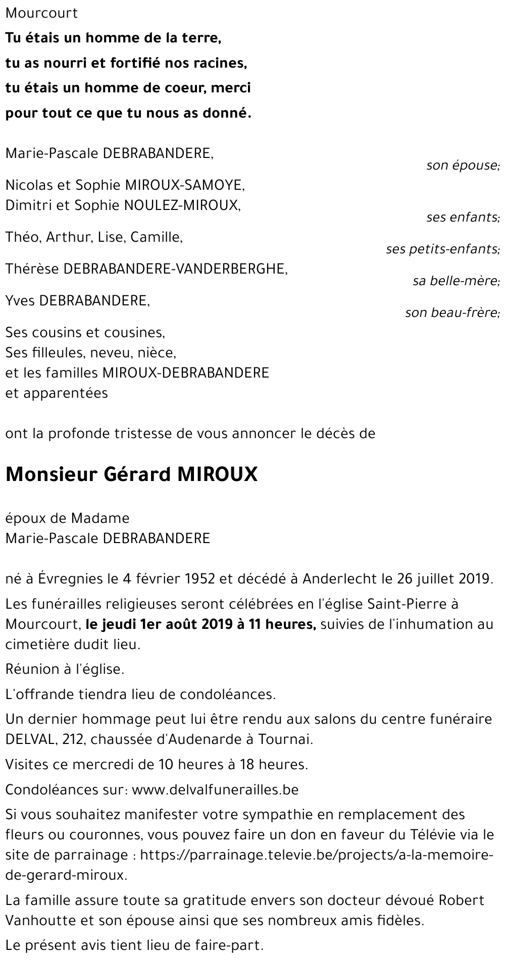 Gérard MIROUX