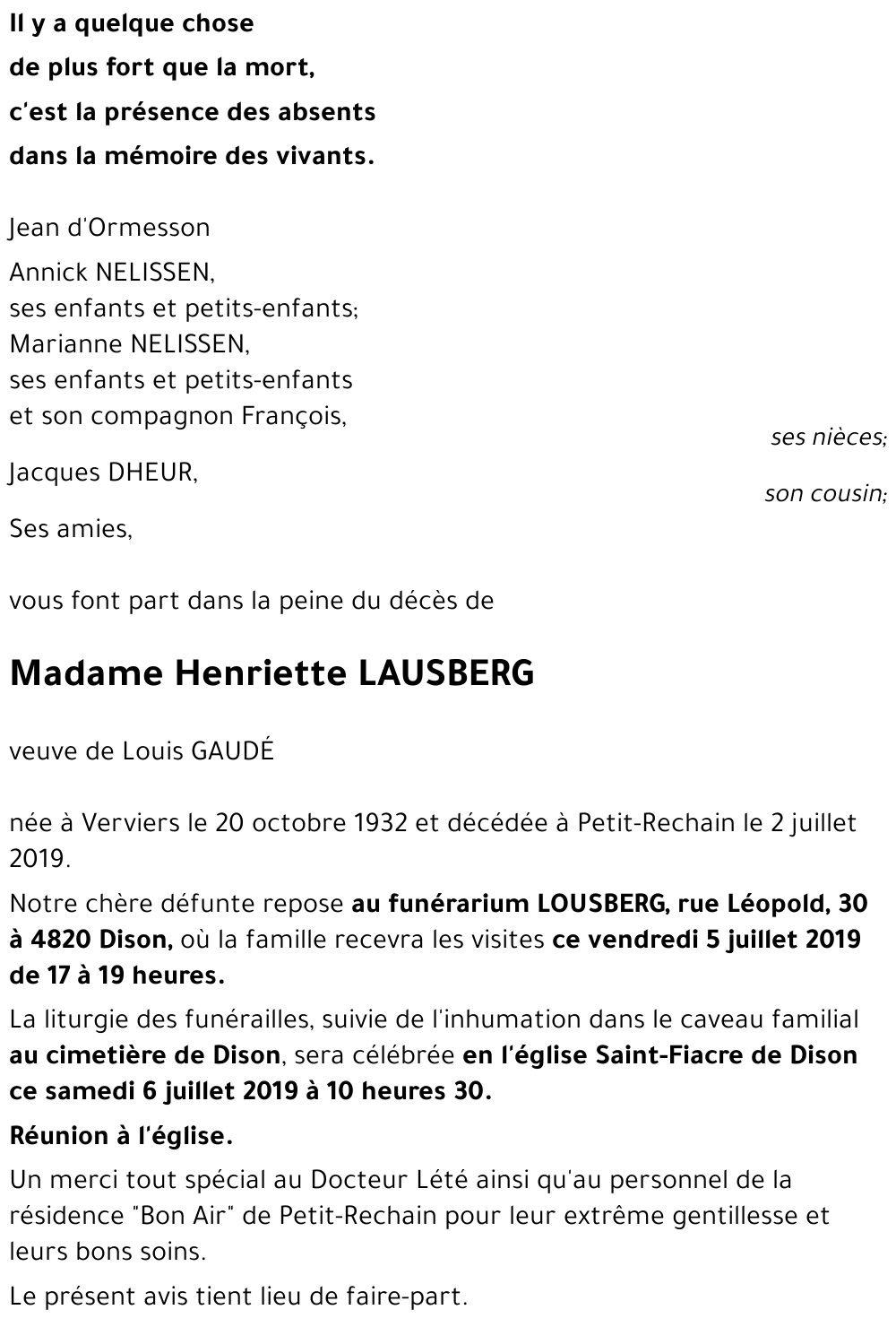 Henriette LAUSBERG