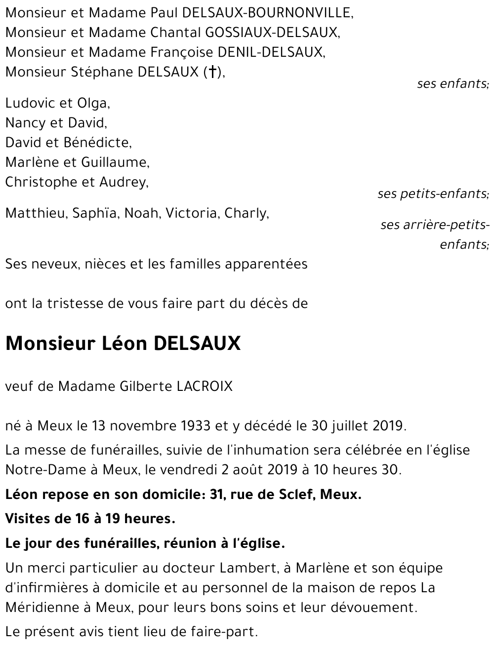 Léon DELSAUX