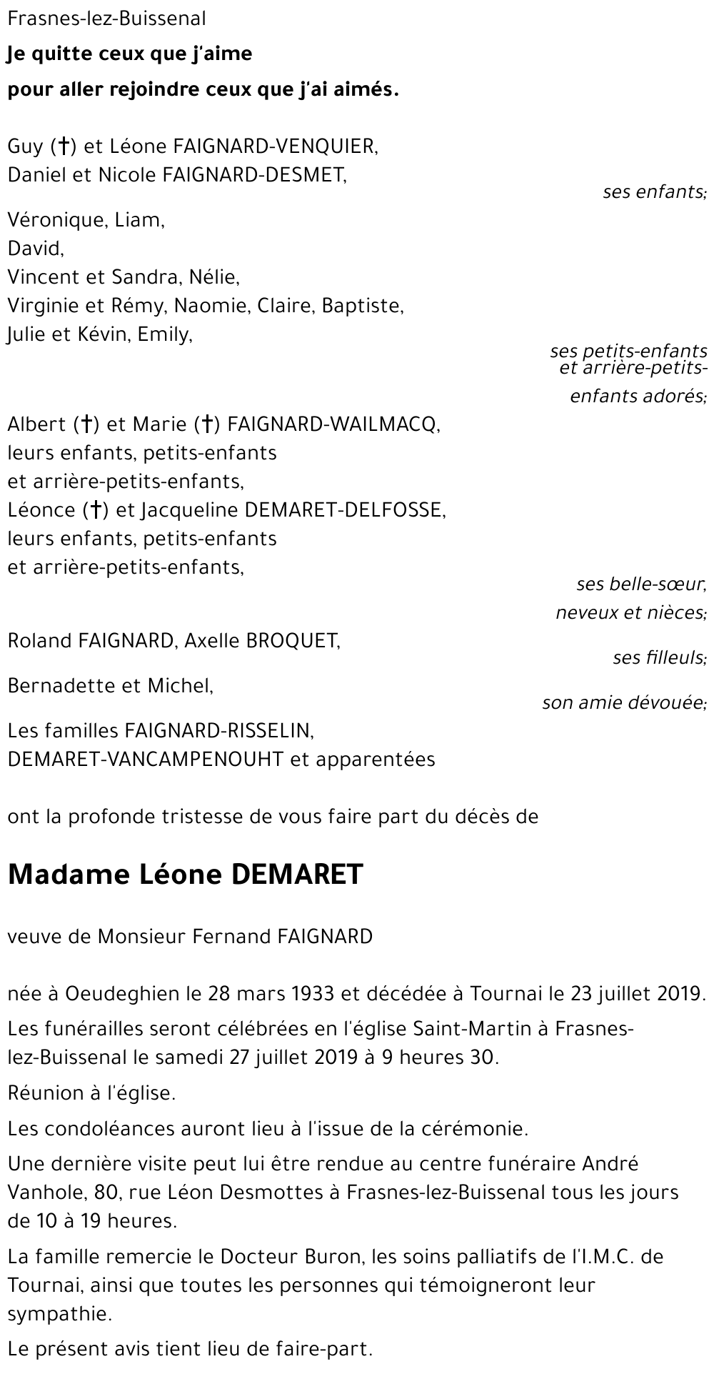 Léone DEMARET