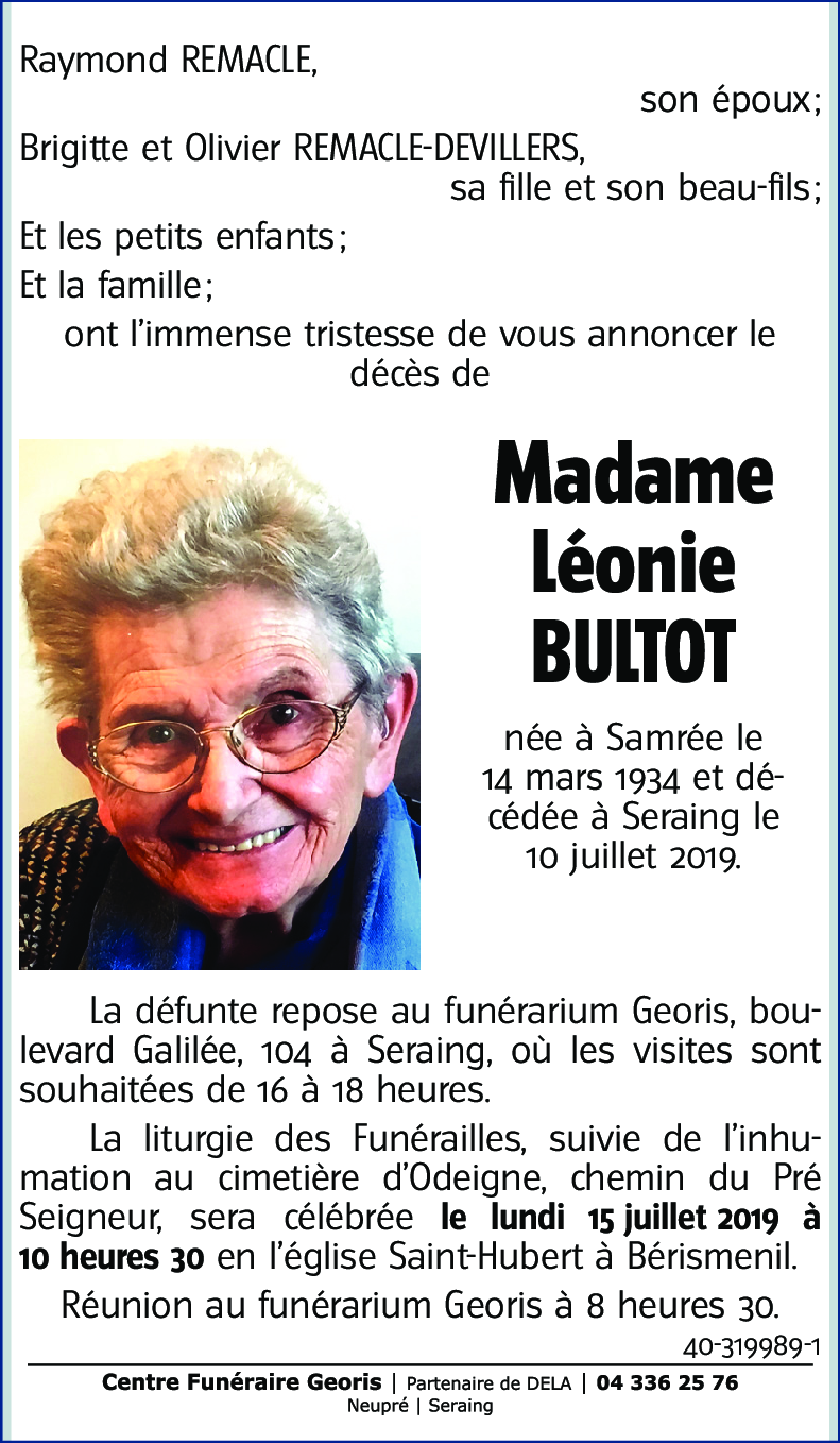 Léonie BULTOT