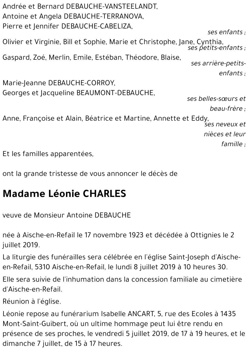 Léonie CHARLES