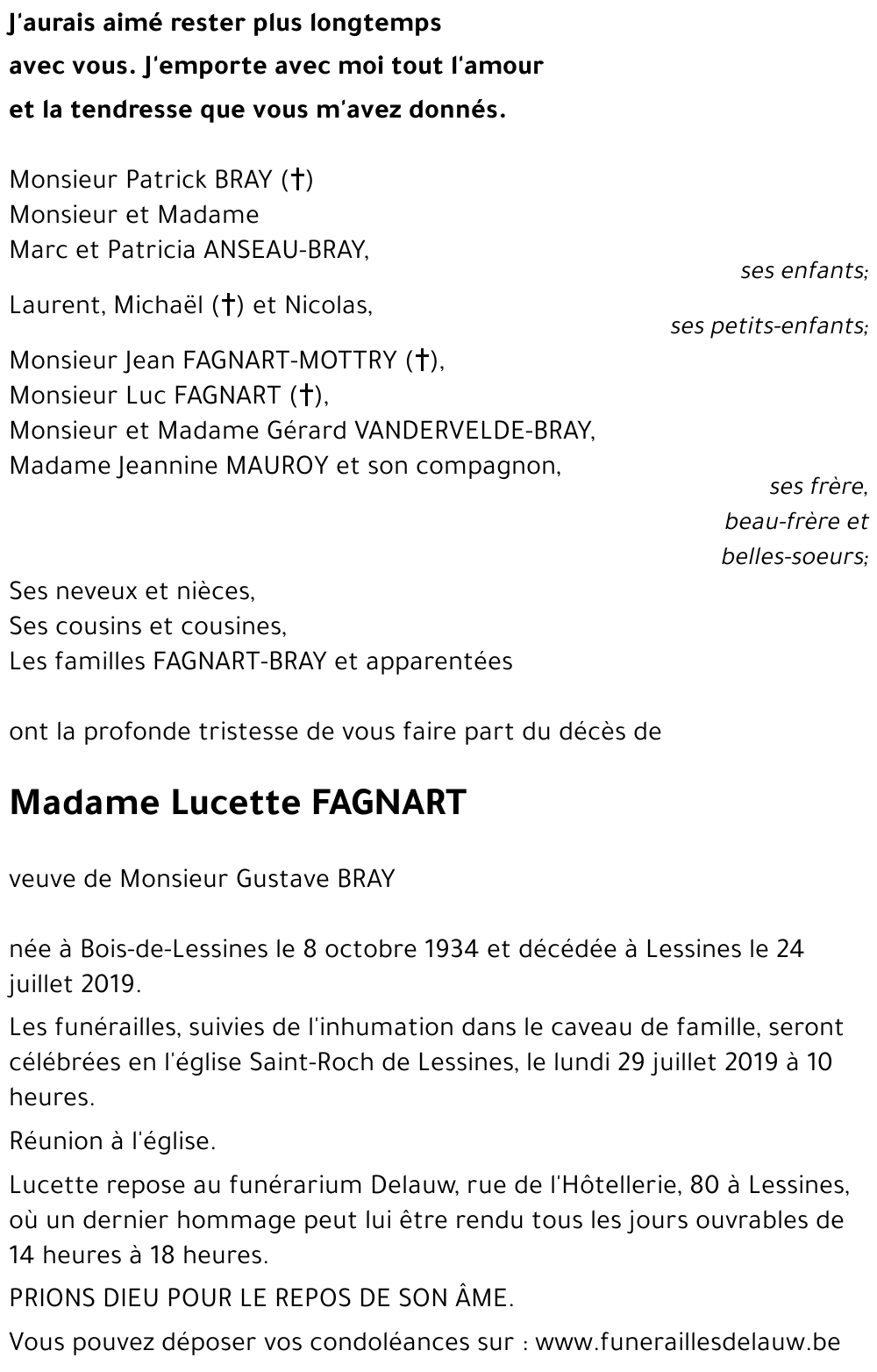 Lucette FAGNART