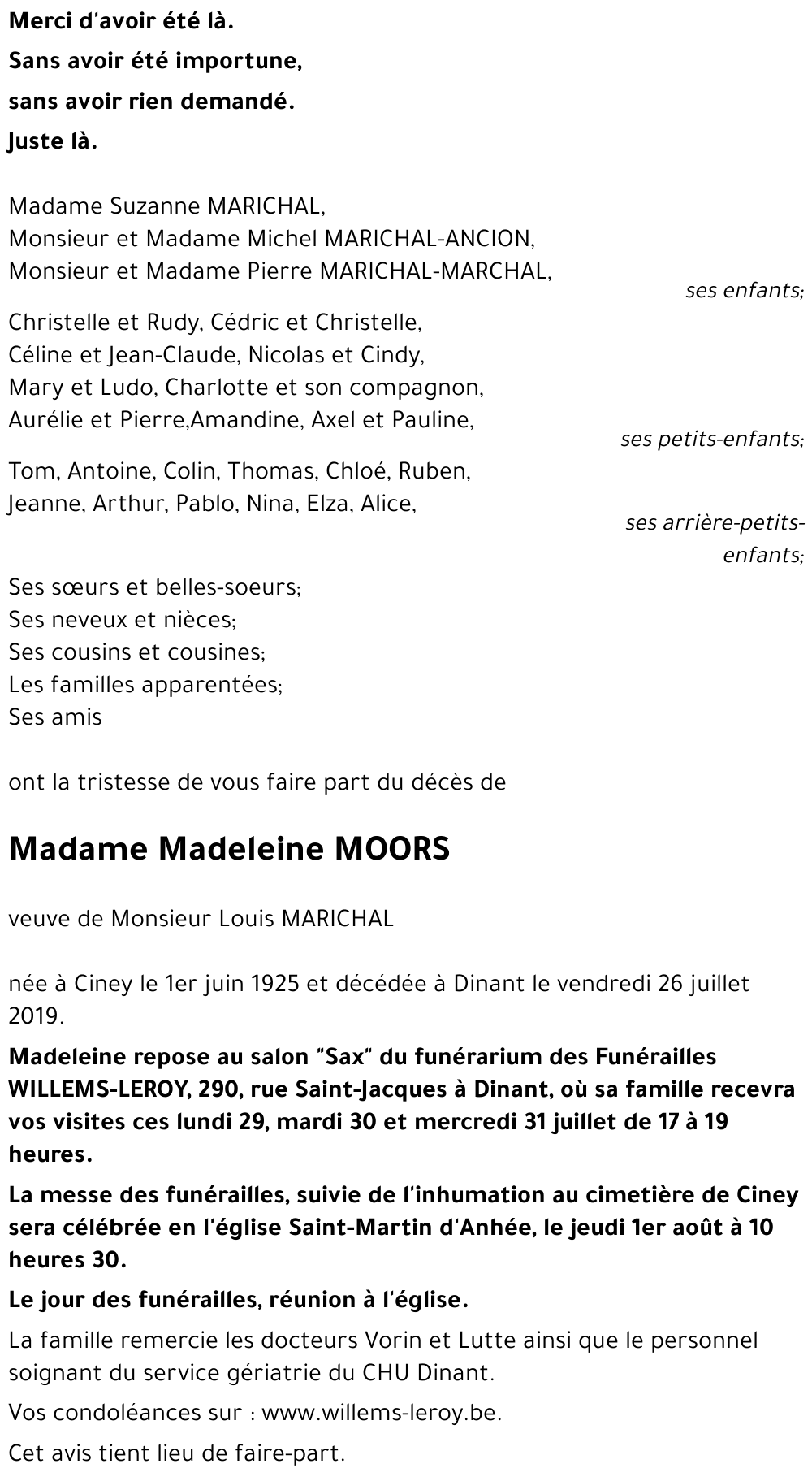 Madeleine MOORS