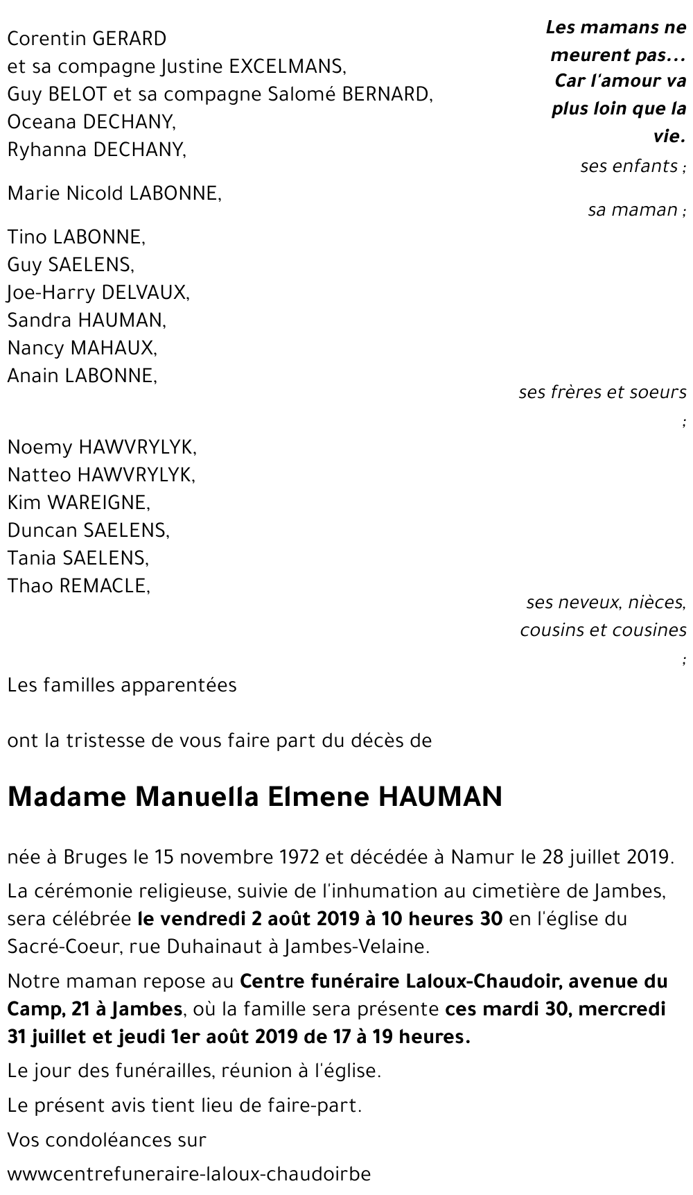 Manuella Elmene HAUMAN