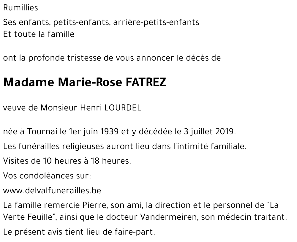 Marie-Rose FATREZ