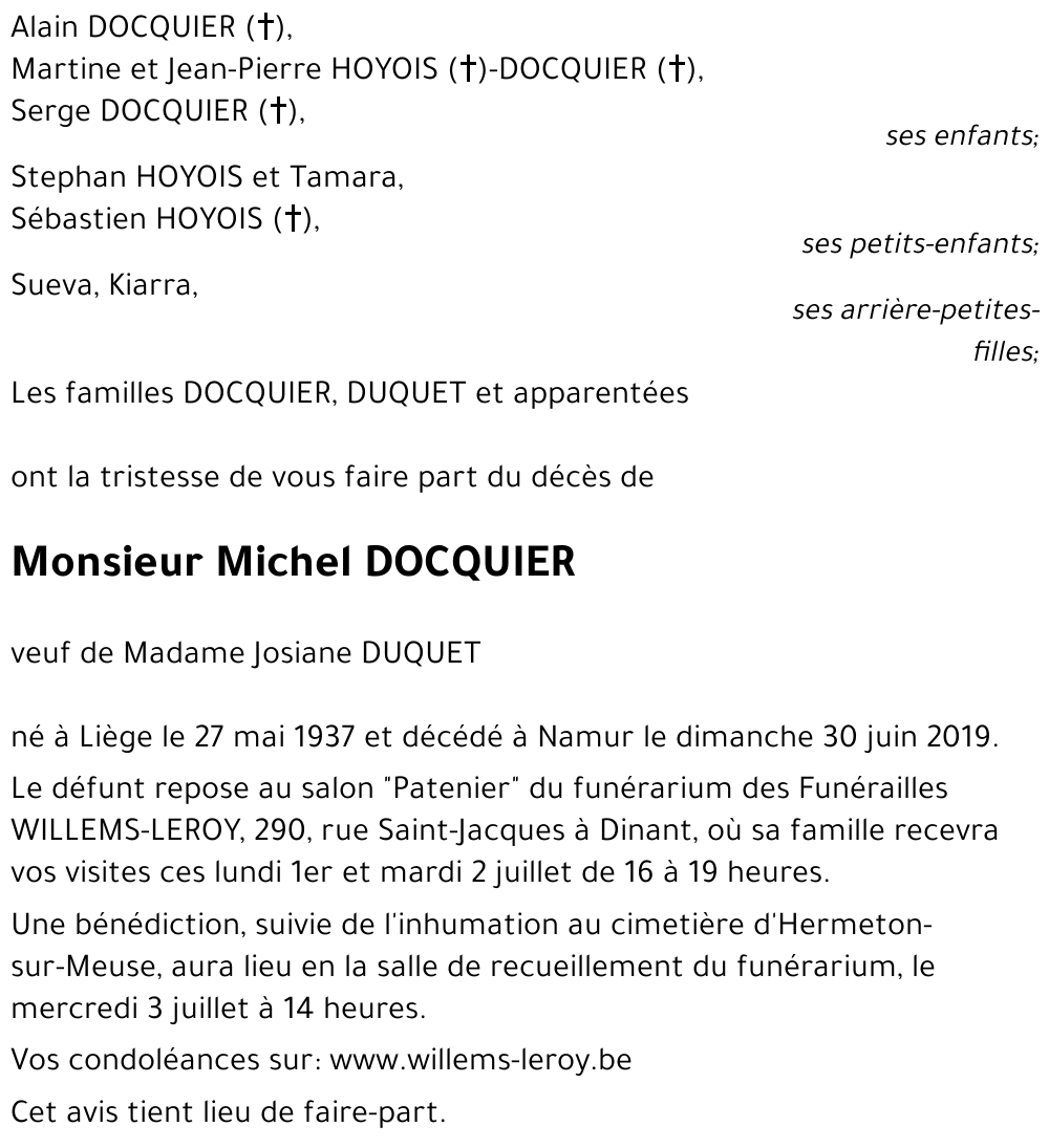 Michel DOCQUIER