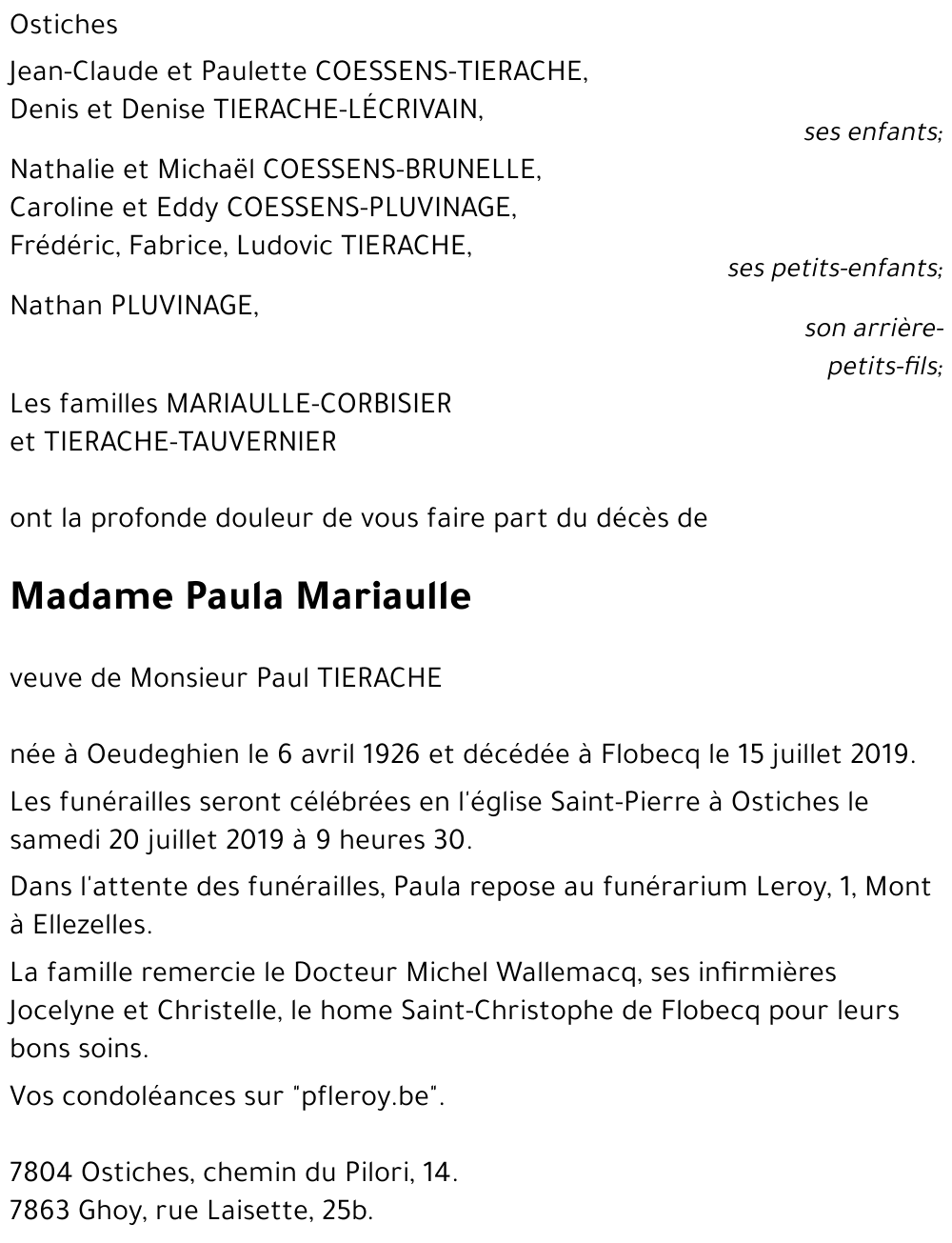 Paula Mariaulle