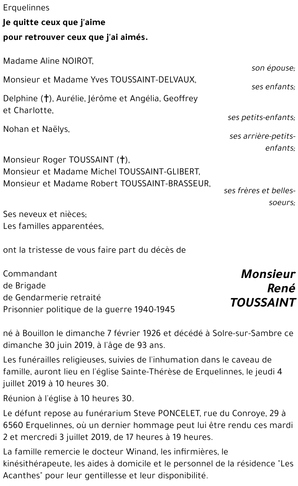 René TOUSSAINT