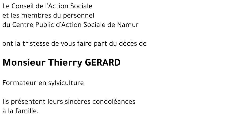 Thierry GERARD