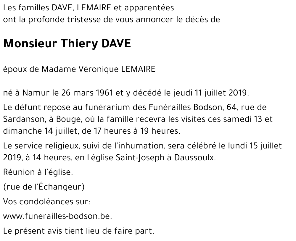 Thiery DAVE