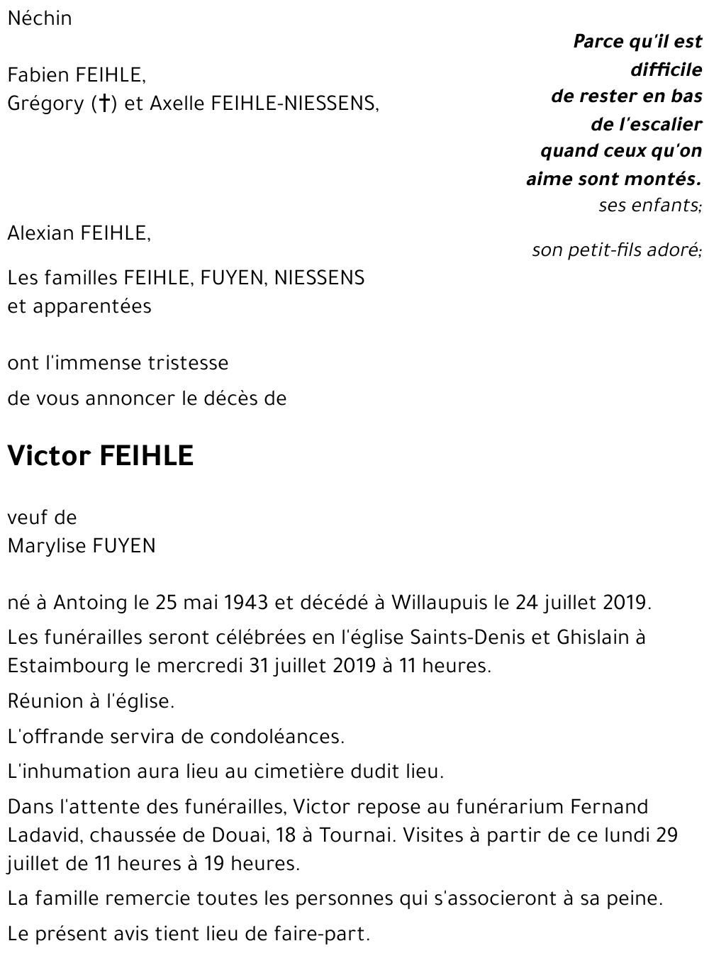 Victor FEIHLE