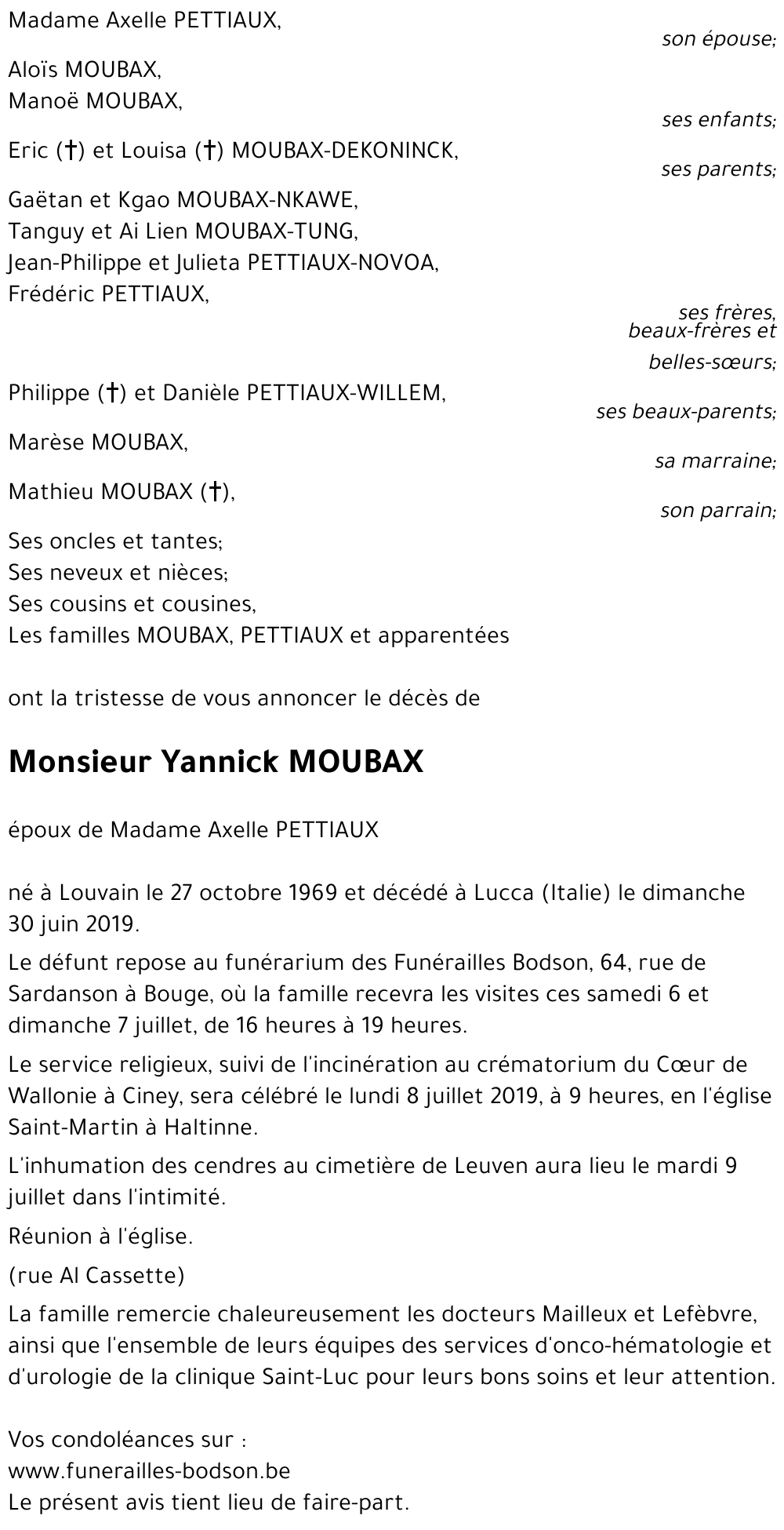 Yannick MOUBAX