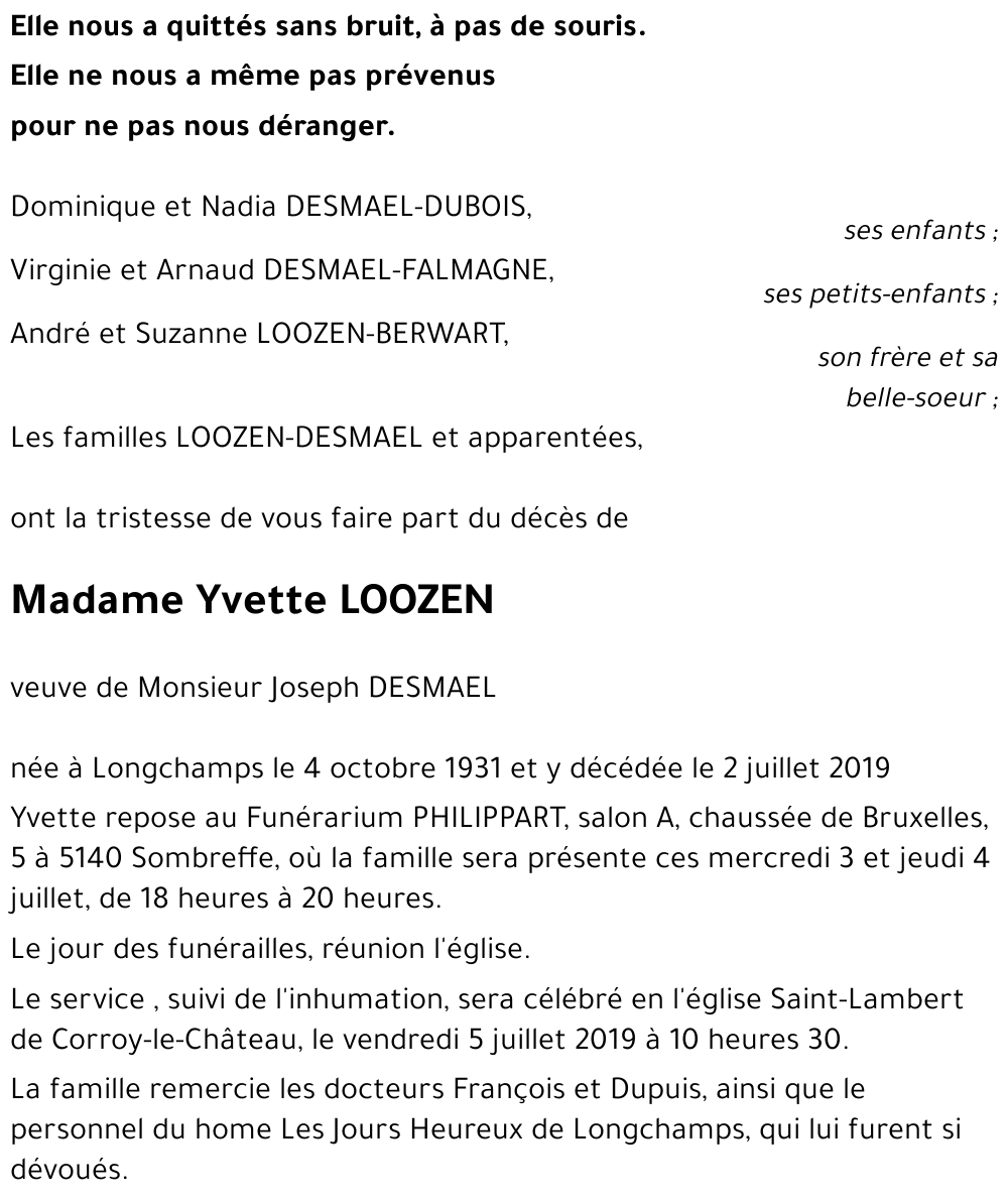 Yvette LOOZEN