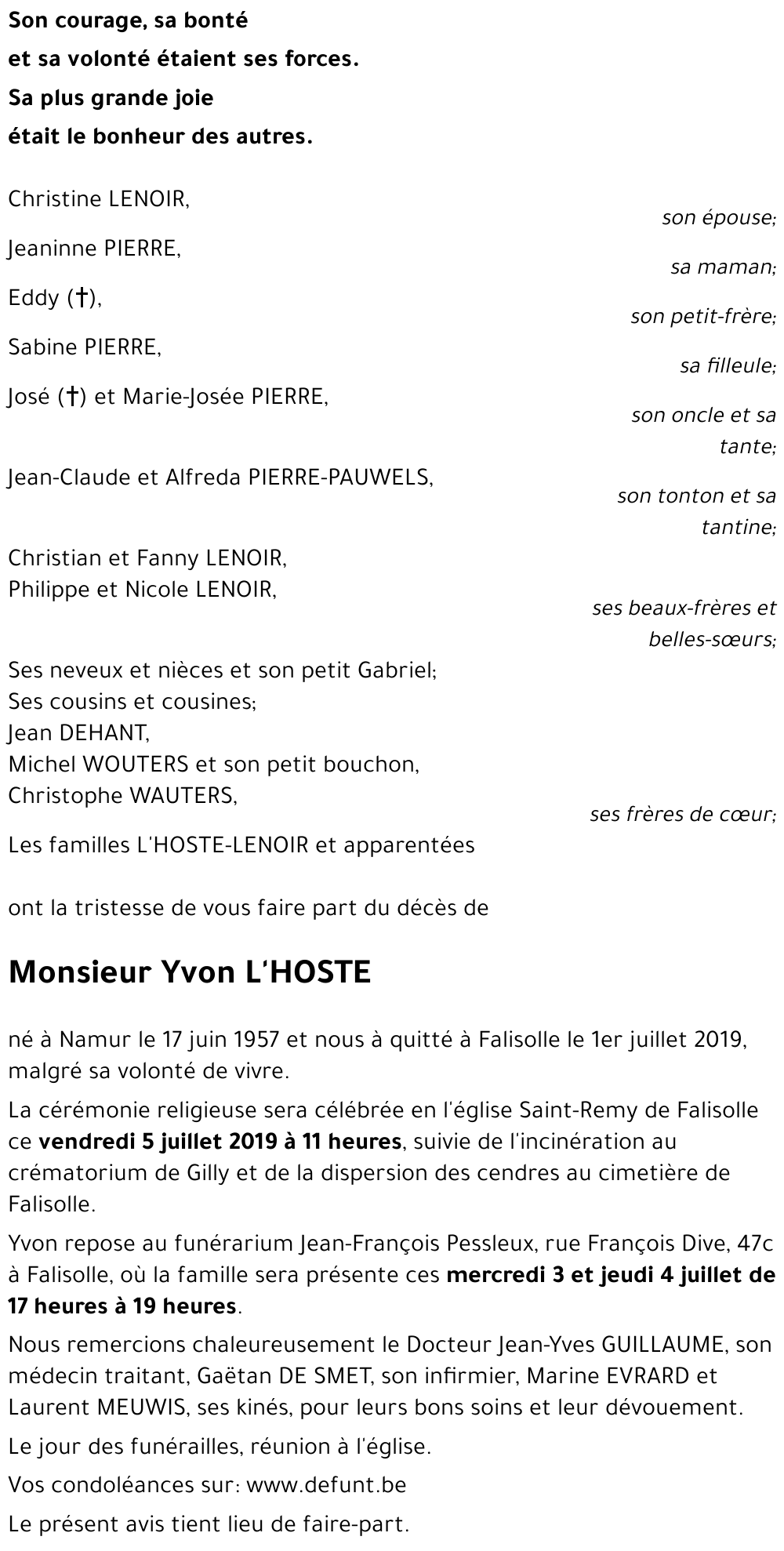 Yvon L'HOSTE