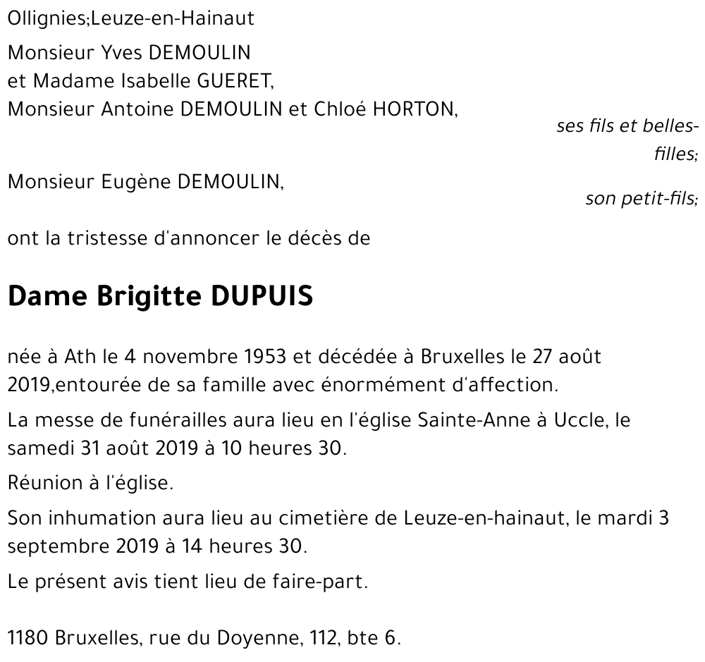 Brigitte Dupuis