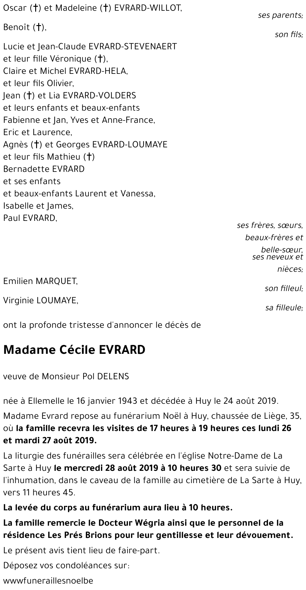 Cécile EVRARD