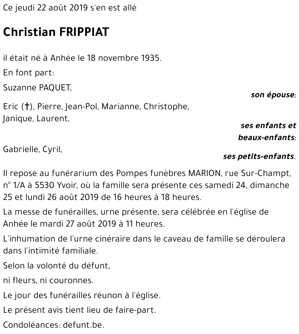 Christian FRIPPIAT