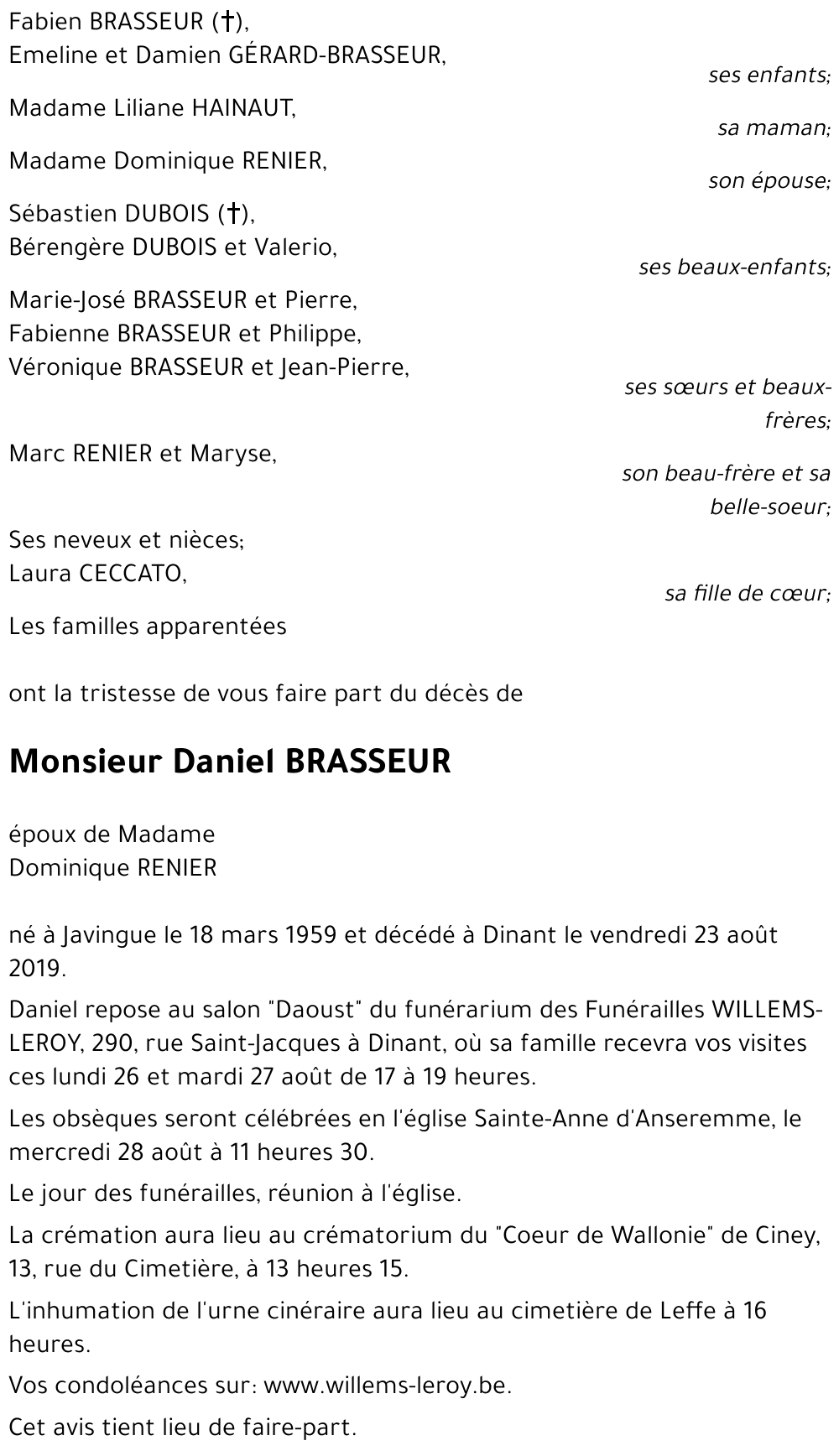 Daniel BRASSEUR