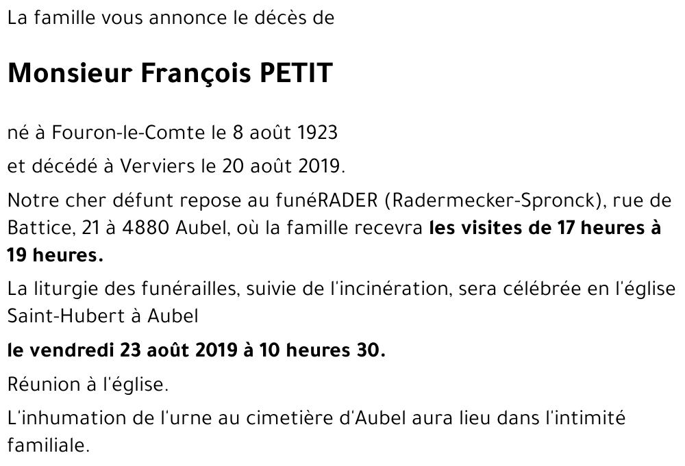 François PETIT