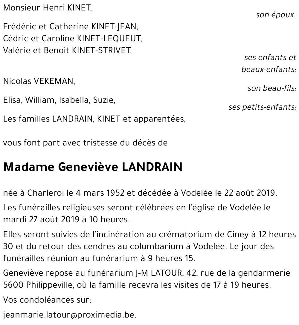 Geneviève LANDRAIN