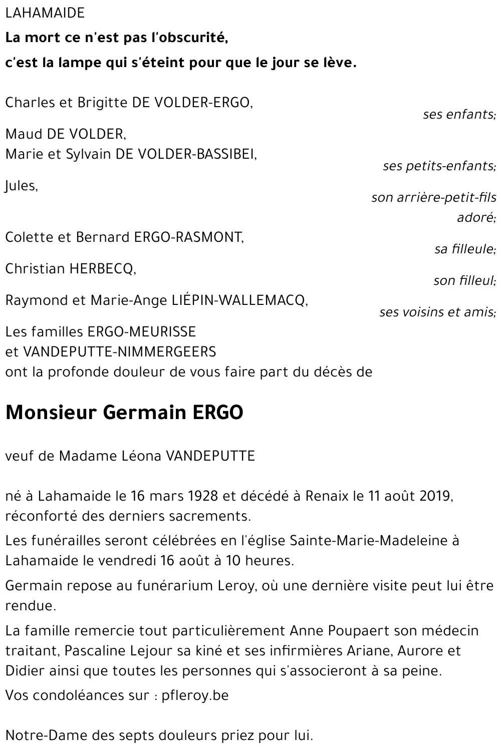 Germain ERGO