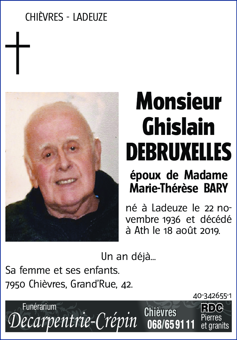 Ghislain DEBRUXELLES