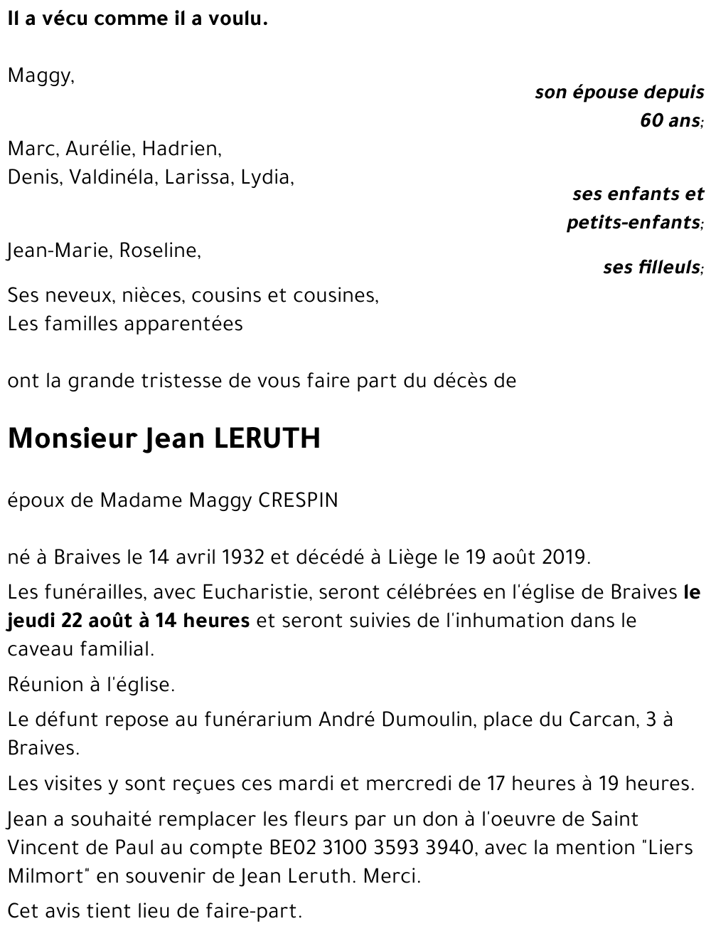 Jean LERUTH