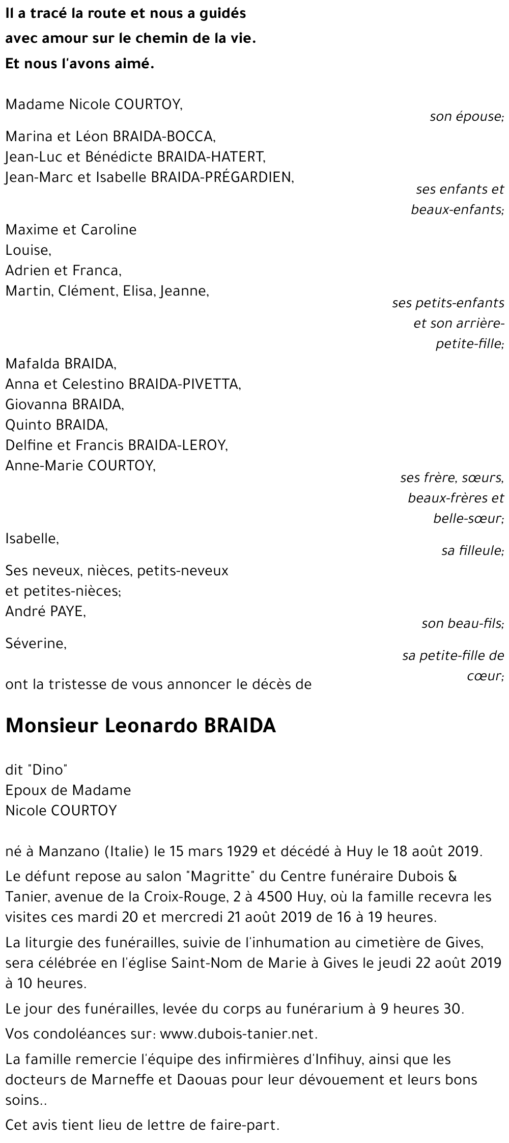 Leonardo BRAIDA