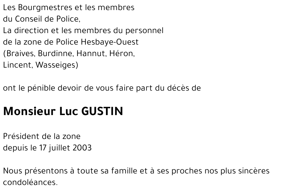 Luc GUSTIN