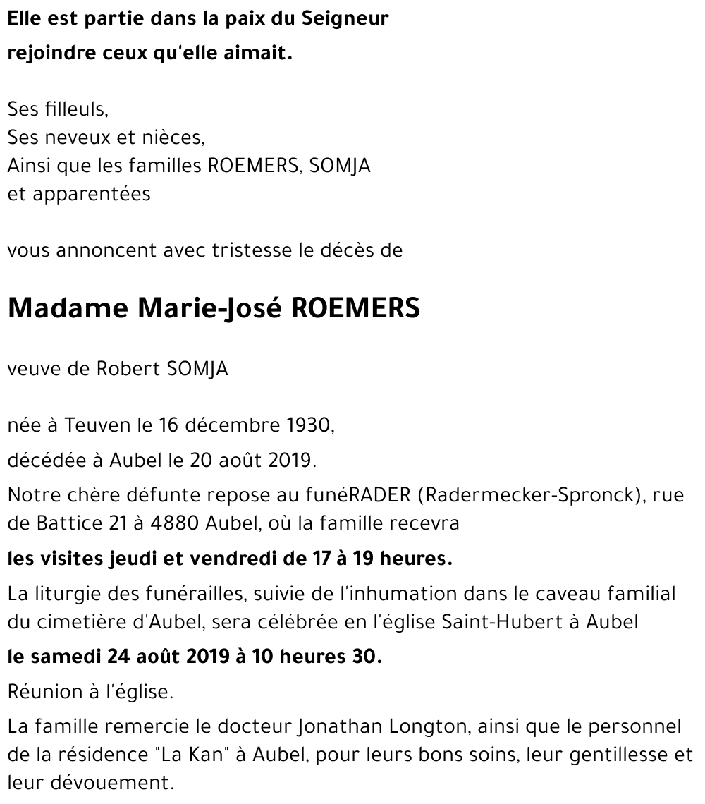 Marie-José ROEMERS