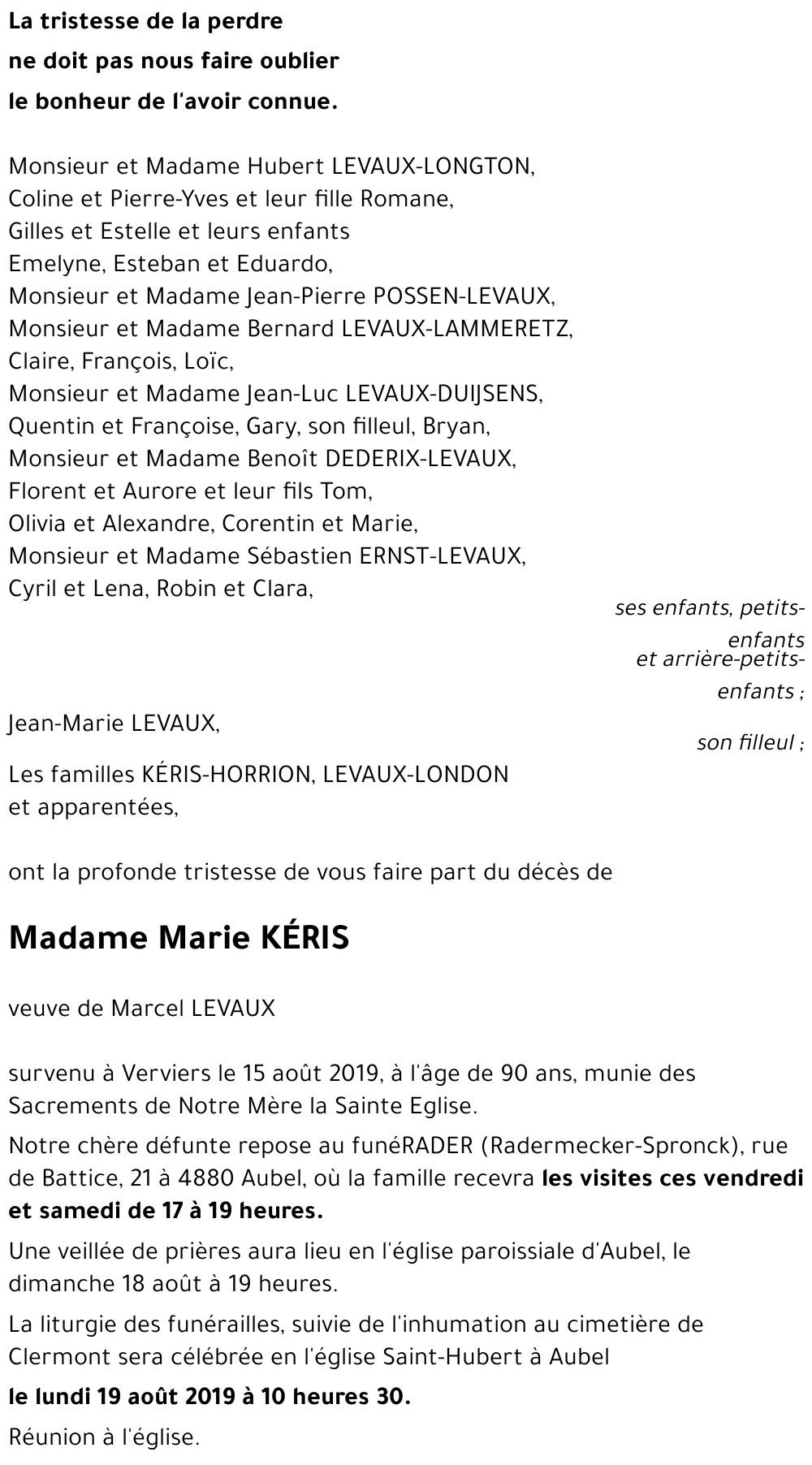 Marie KÉRIS