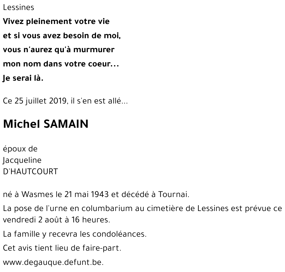 Michel SAMAIN