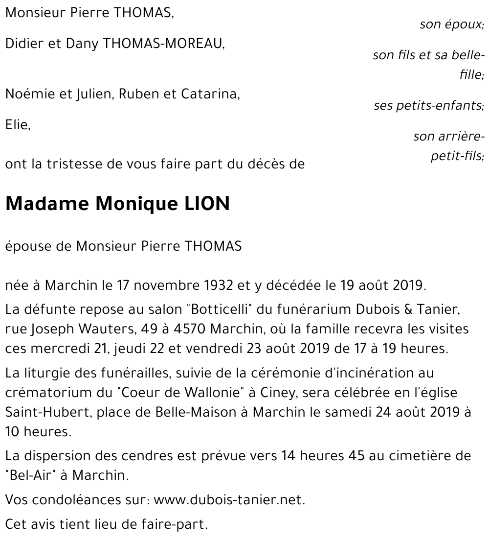 Monique LION